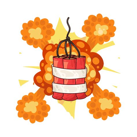 Dynamite Explosion Disaster illustration 49791088 Vector Art at Vecteezy