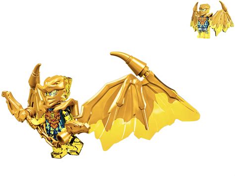 LEGO Ninjago Crystallized Jay Golden Dragon złota broń 71768