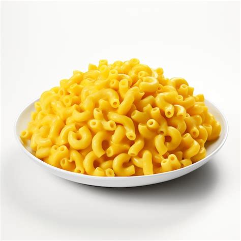 Premium Photo Delicious American Macaroni And Cheese On White