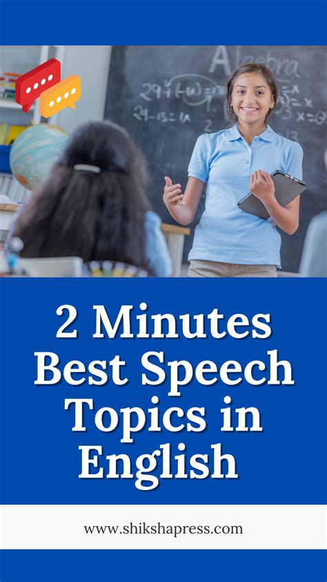 2 Minutes Best Speech Topics In English For Students In 2024 Speech