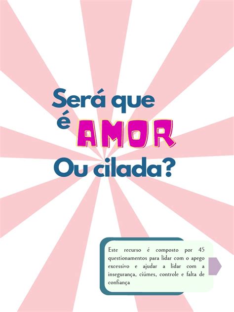 Baralho Será Que É Amor Ou Cilada Pdf Amor