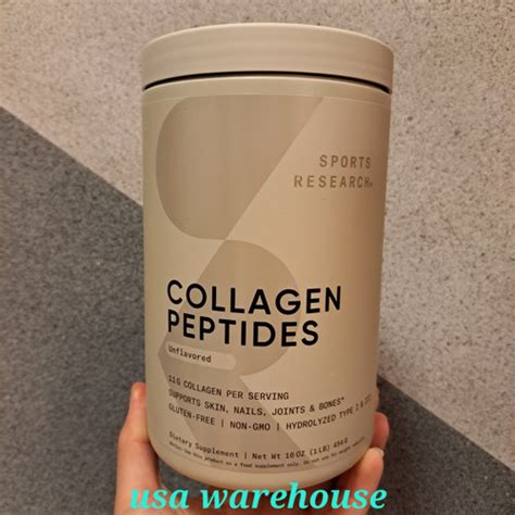 Jual Sport Research Collagen Peptides Hydrolyzed Gr Unflavored