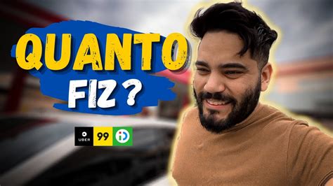 QUANTO GANHEI NA QUINTA FEIRA DE PÓS CARNAVAL Uber 99Pop