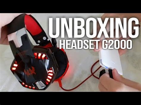 Unboxing Headset Gamer Kotion Each G Youtube