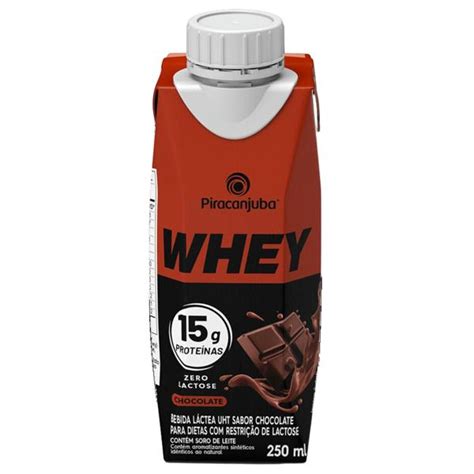 Bebida Lactea Piracanjuba Ml Whey Zero Lactose Chocolate Super