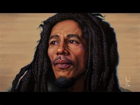 Bob Marleys Digital Portrait By Manuel Berrios C Youtube