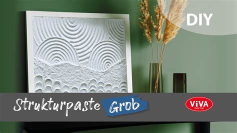 Viva Decor Strukturpaste Grob K Rnige Impasto Paste F R Kunstwerke Mit