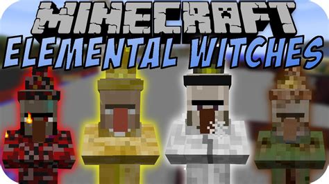 Minecraft Elemental Witch Mod Youtube