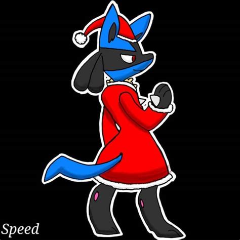 Lucario Christmas By Luis 240 On Deviantart