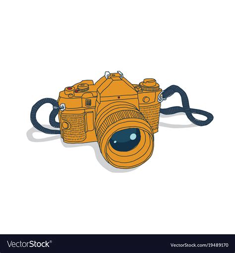 Vintage camera Royalty Free Vector Image - VectorStock