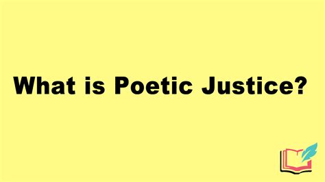 Poetic Justice Examples Literature