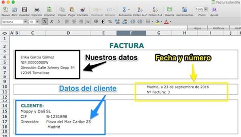 Cómo Hacer Una Plantilla De Factura En Excel