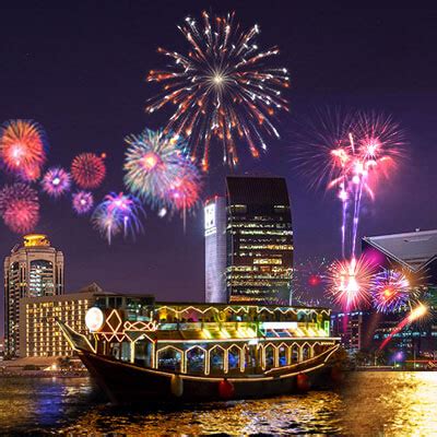 New Years Dinner Cruise with Burj Khalifa Fireworks Show