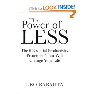 The Power Of Less Amazon Co Uk Leo Babauta Books