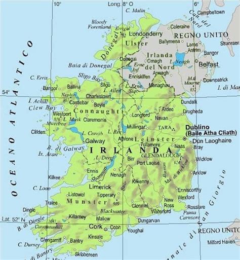 Cartina di IRLANDA Scarica cartina di IRLANDA in ALTA QUALITÀ Dati da