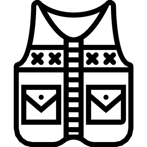 Fishing Vest Vector Svg Icon Svg Repo