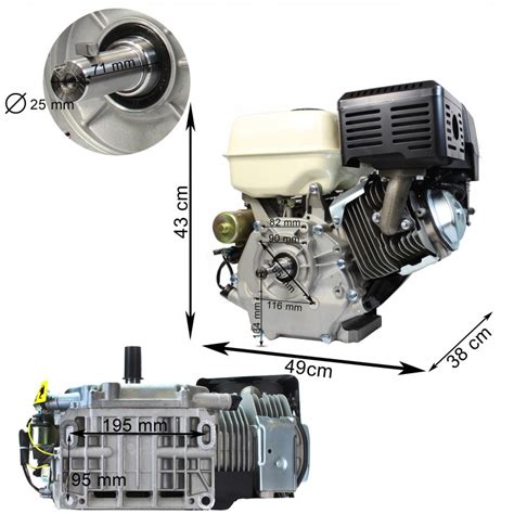 Silnik Honda Gx Zamiennik Ohv F Wa Ek Mm Rozruch Elektryczny