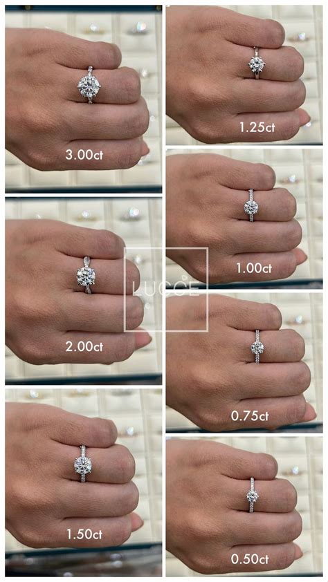 Ct Round Cut Moissanite Diamond Pave Engagement Ring For Women In