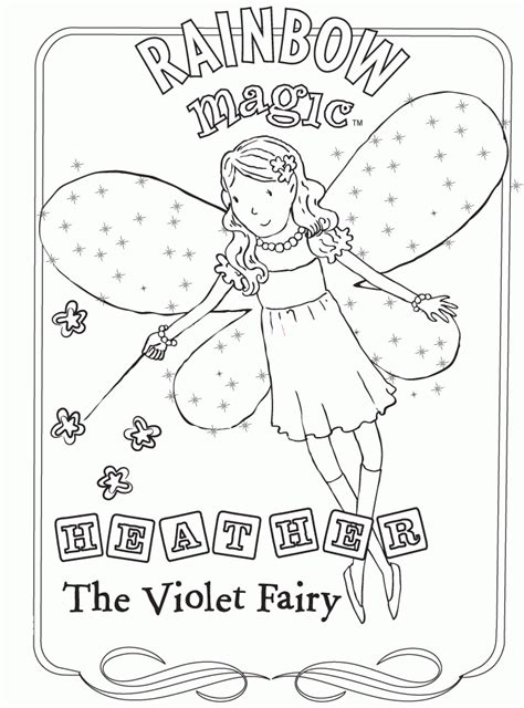 Rainbow Magic Coloring Pages - Coloring Home