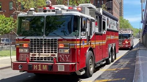 Fdny Hazmat 1 And 2nd Piece Responding Youtube