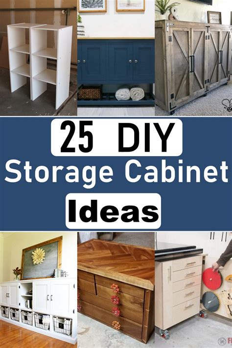 25 Diy Storage Cabinet Plans For Home Decor Creatives Joy