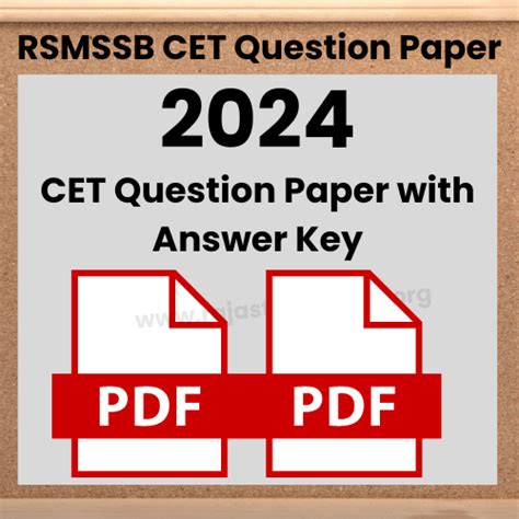 Cet Question Paper With Answer Key With Pdf Solution Th