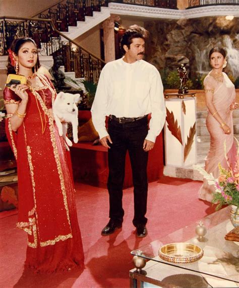 Sridevi The Cast Of Judaai Sridevi Anil Kapoor And Urmila