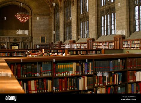 Interior View Of The Harper Library On The University Of Chicago Campus