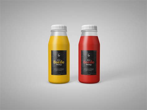 Free Juice Bottle Mockup Design Mockup Planet