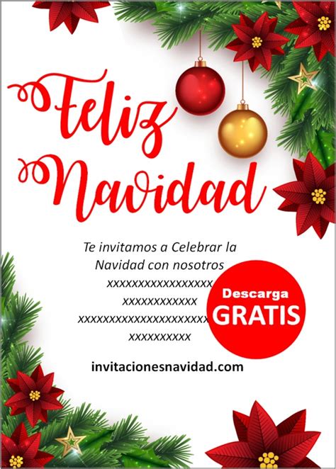 Invitaciones Para Fiesta De Navidad Invitaciones Navidad