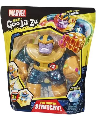 Goo Jit Zu Marvel Thanos Figura Estirable Juguete Vengadores En Venta