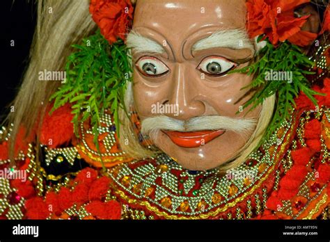 Old Man Mask Dance Ubud Palace Bali Indonesia Stock Photo - Alamy