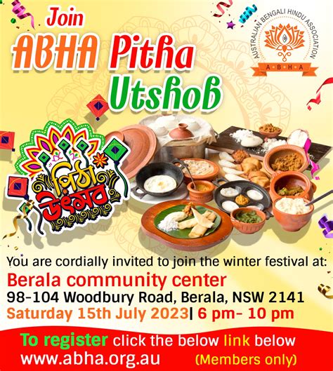 ABHA Pitha Utshob 2023 – Australian Bengali Hindu Association