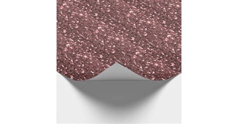 Rose Gold Glitter Wrapping Paper | Zazzle