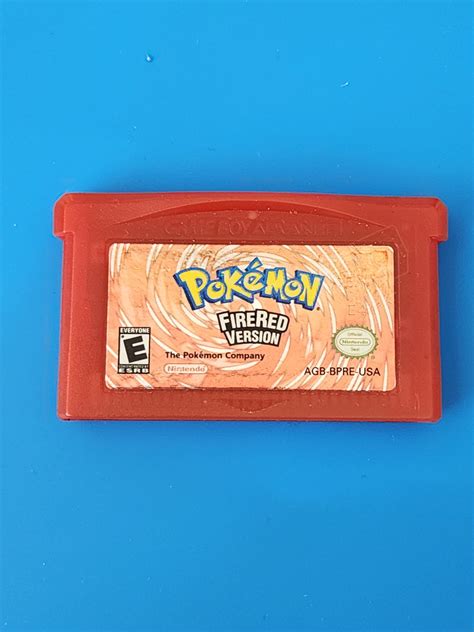 Pokemon Firered Item Only Gameboy Advance