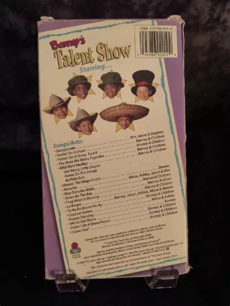 Barney Barneys Talent Show Vhs 1996 Eur 697 Picclick Fr