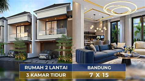 DESAIN PERUMAHAN ELIT MODERN DI BANDUNG ADA 3 KAMAR KERENNYA CHERRY