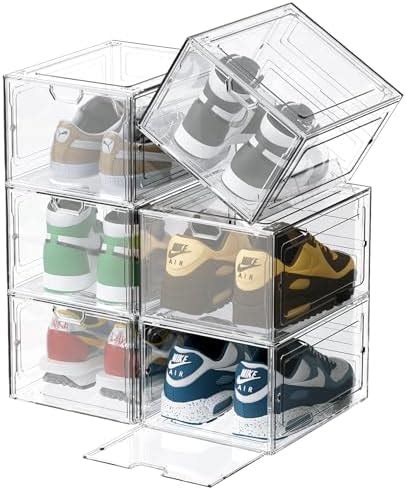 Songmics Bo Tes Chaussures Lot De Rangement Chaussures Pliable