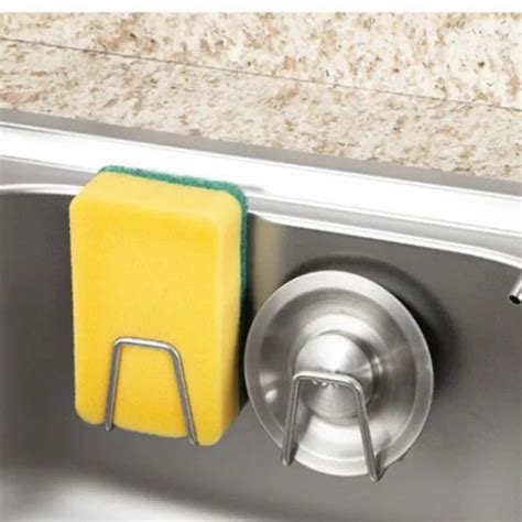 Pcs Kitchen Sponges Brush Holder Self Adhesive Sink Sponge Drain Rack