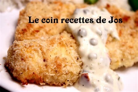 Le coin recettes de Jos FILETS DE POISSON PANÉS PANKO SAUCE TARTARE