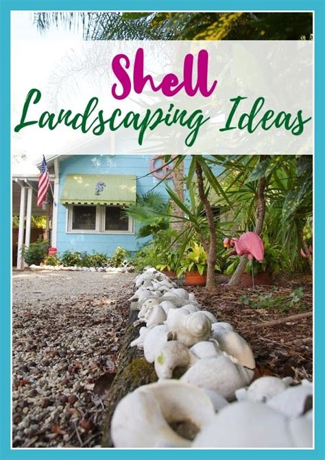 Shell Landscaping Ideas Seashell Garden Decor