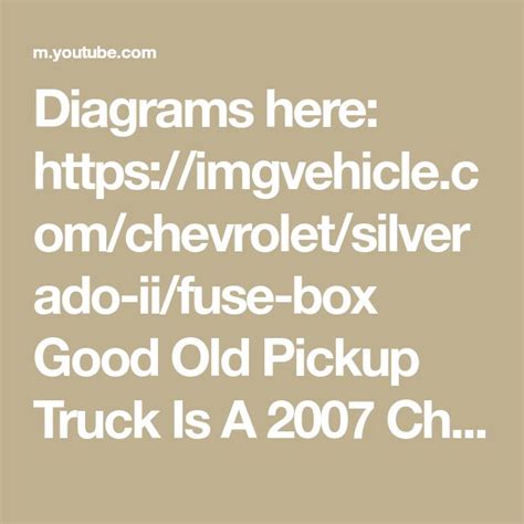 Chevy Silverado Fuse Locations