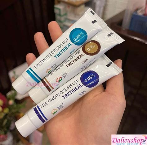 Tretinoin Cream Usp Tretiheal 002500501 Giá Bao Nhiêu Da Liễu Shop