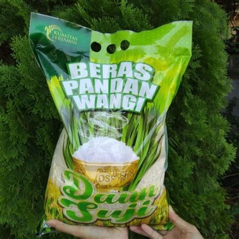 Jual Beras Pandan Wangi Cap Daun Suji 5 Liter Shopee Indonesia