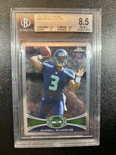 2012 Topps Chrome Refractor 40 Russell Wilson RC EBay