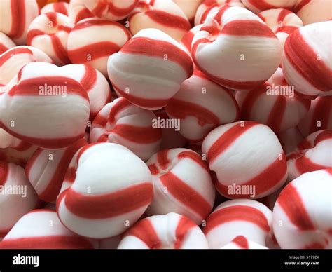 Soft Peppermint Candy Stock Photo - Alamy