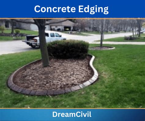 Concrete Edging | Materials, Types, Advantages & Disadvantages of ...