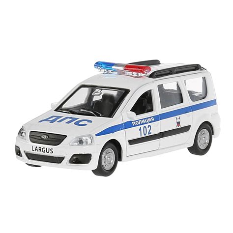 Машина Технопарк Lada Largus Полиция 298076 купить по цене 450 ₽ в ...