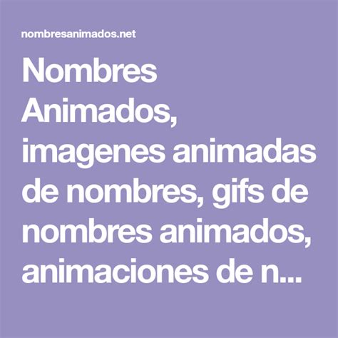 Nombres Animados, imagenes animadas de nombres, gifs de nombres animados, animaciones de nombres