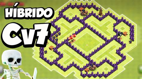 Melhor Layout H Brido Farm Para Cv Nova Atualiza O Clash Of Clans